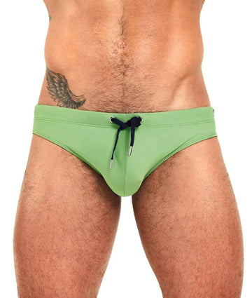 CLASSIC SWIM BRIEF - GREEN - mizokwear