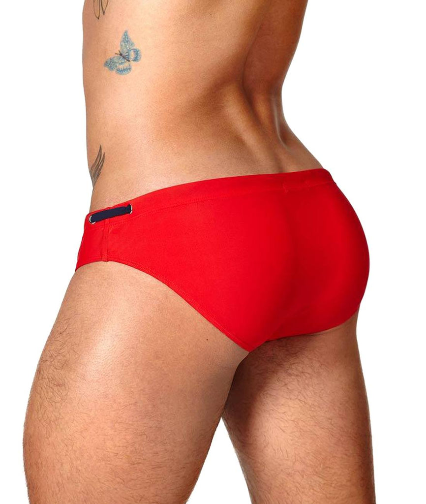 CLASSIC SWIM BRIEF - RED - mizokwear