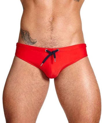 CLASSIC SWIM BRIEF - RED - mizokwear