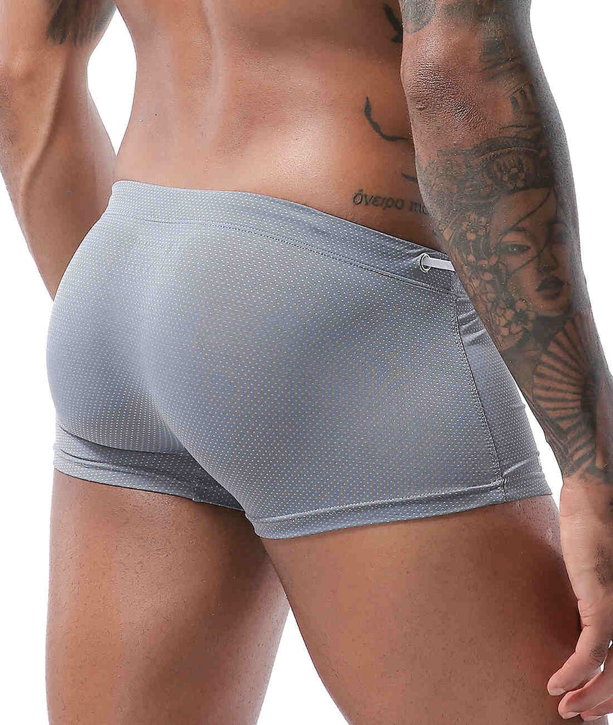 CYCLOPS TRUNK BOXER SHORTS - GREY - mizokwear
