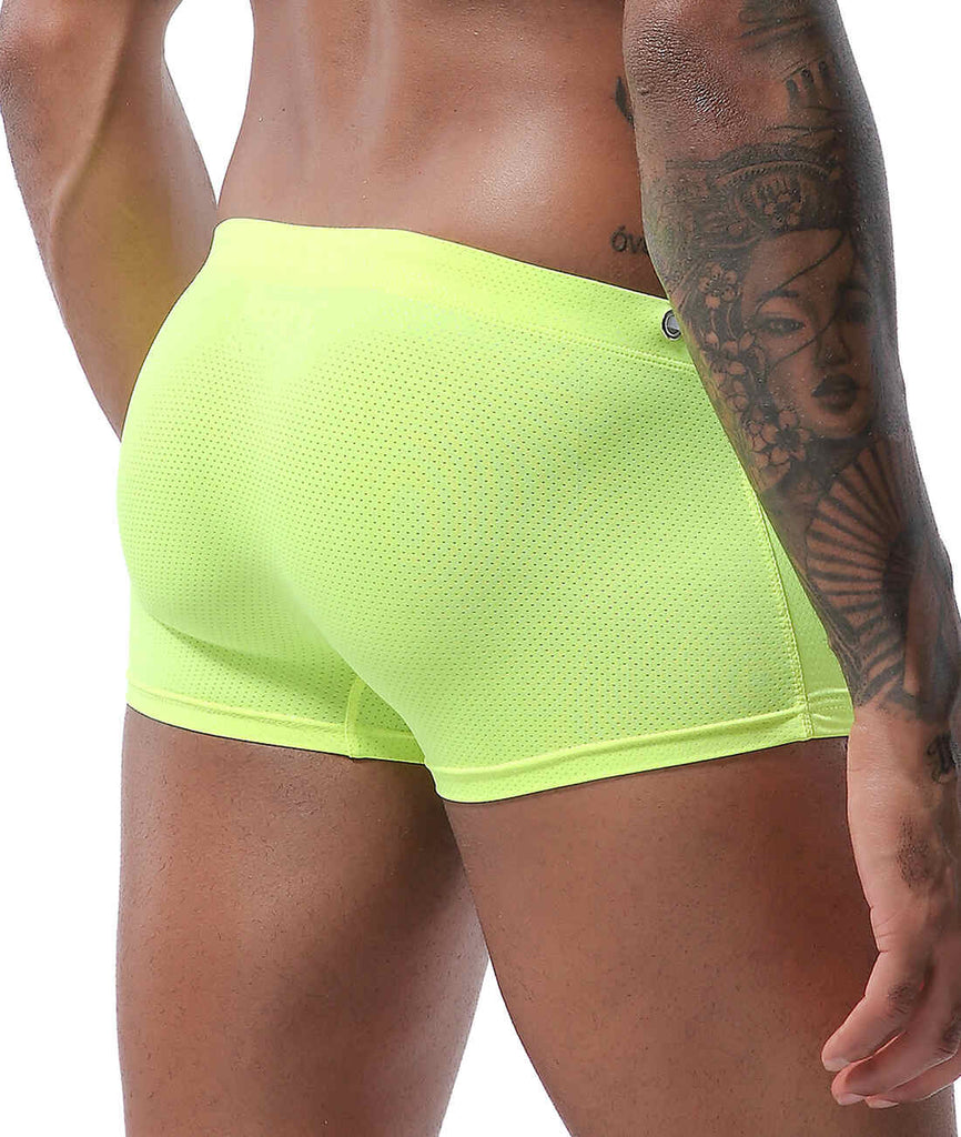 CYCLOPS TRUNK BOXER SHORTS - YELLOW - mizokwear