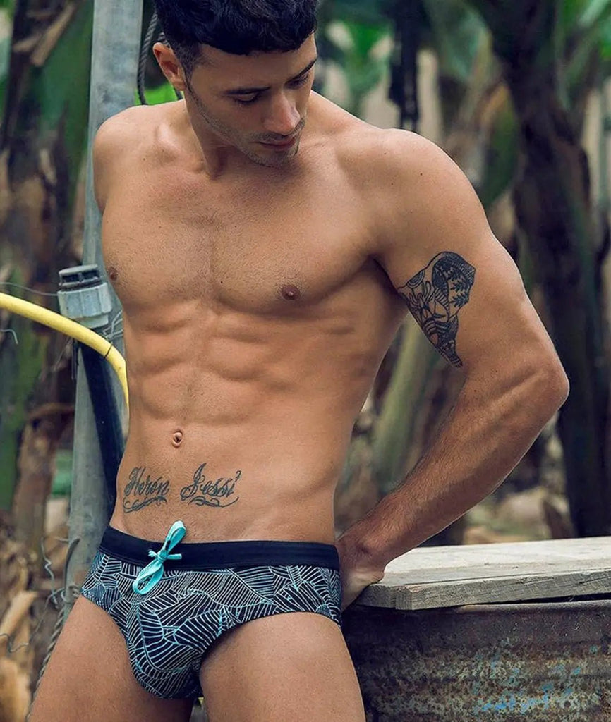 LEAVES SWIM BRIEF - mizokwear