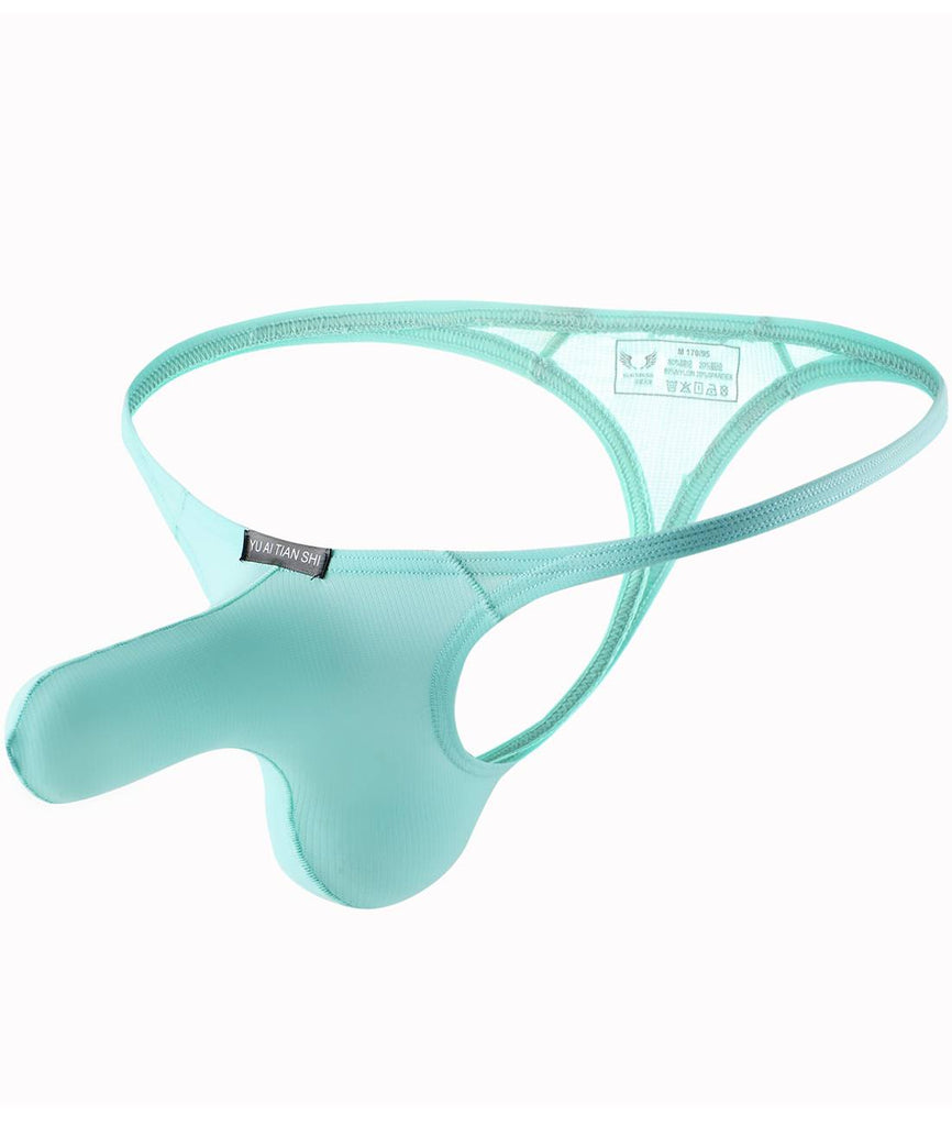 LONG POUCH G-String THONG - MINT GREEN - mizokwear