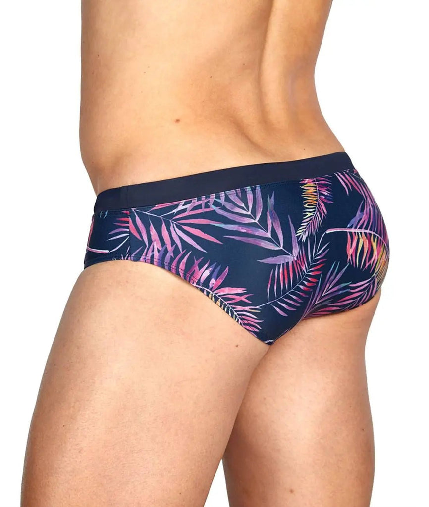 PALM LEAF SWIM BRIEF - mizokwear