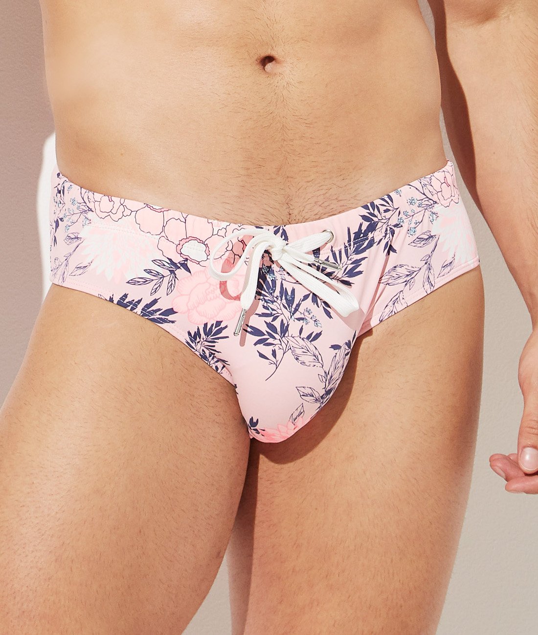 Print SWIM BRIEF - PINK - mizokwear