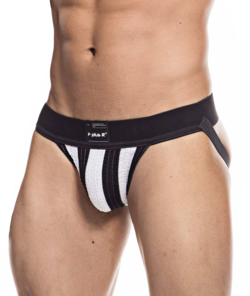 STRIPE JOCKSTRAP - BLACK - mizokwear