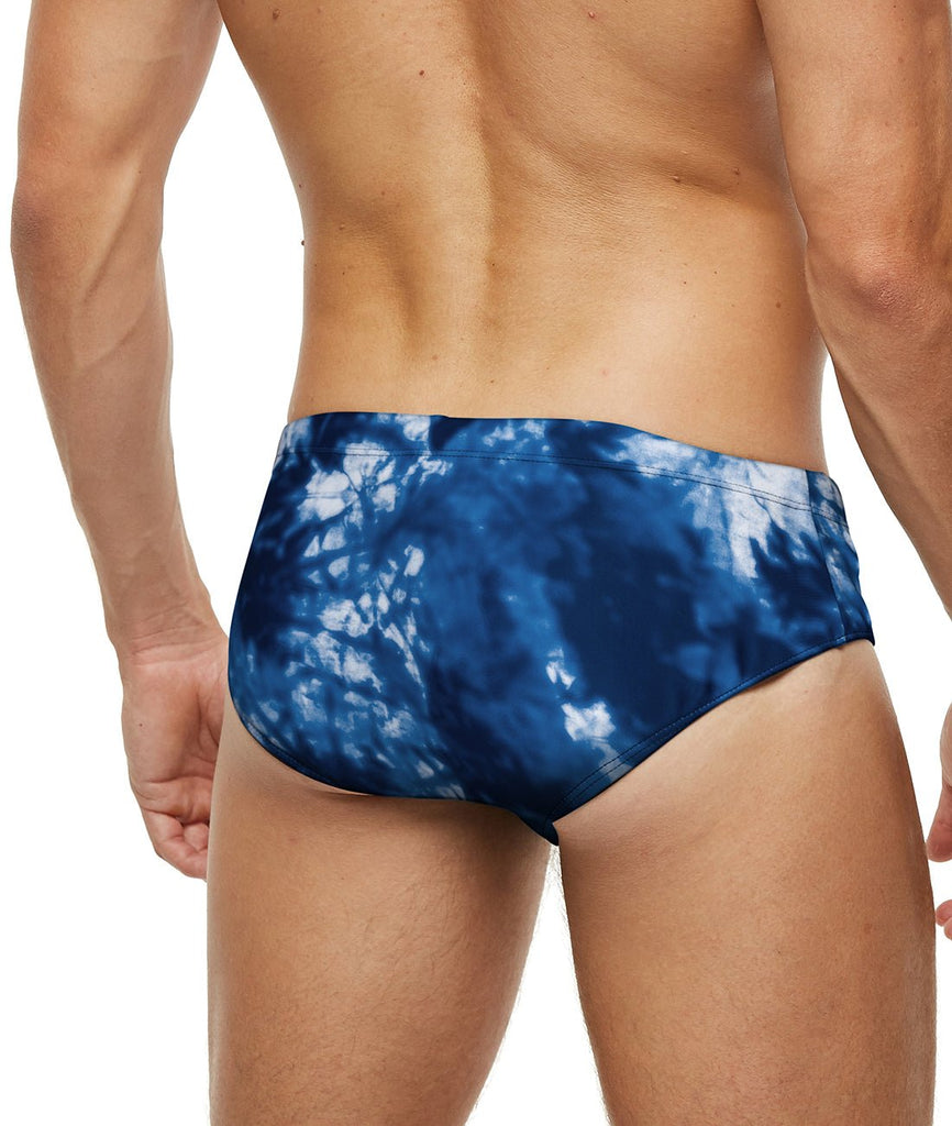 SWIM BRIEF S-Y20-Tie Dye Blue - mizokwear